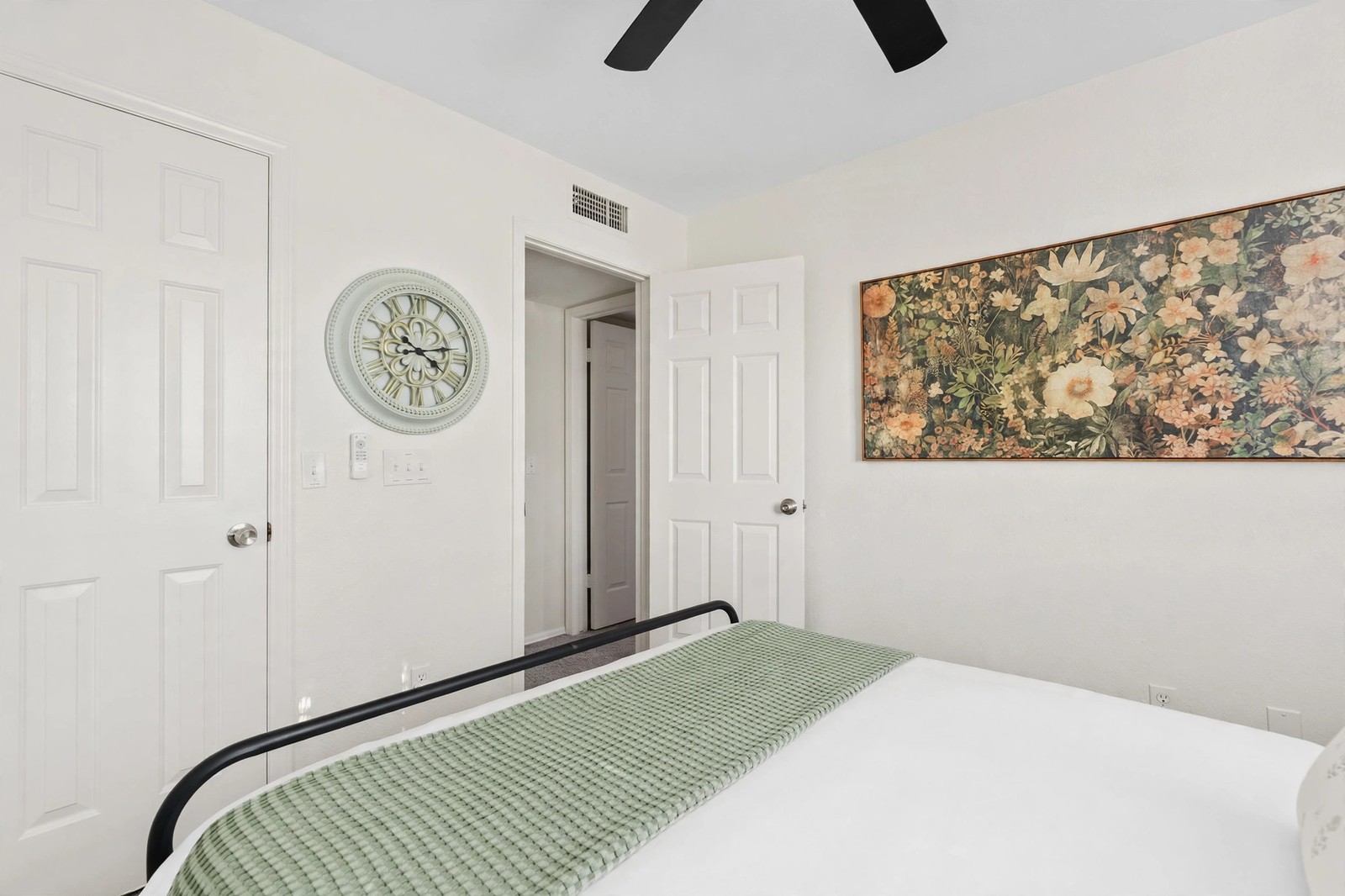 Bedroom three with queen bed