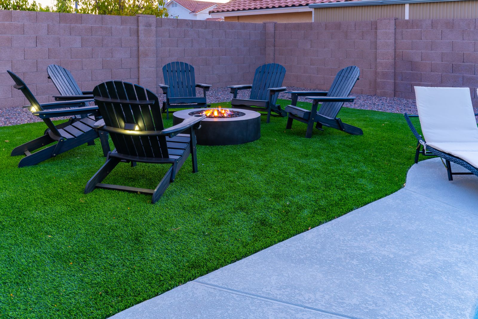Evening around the fire pit at Waypoint Mesa